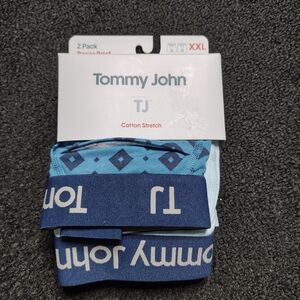 Tommy John Cotton Stretch 4 Inch Inseam Boxer Brief 2 Pack Men's Size 2XL NEW